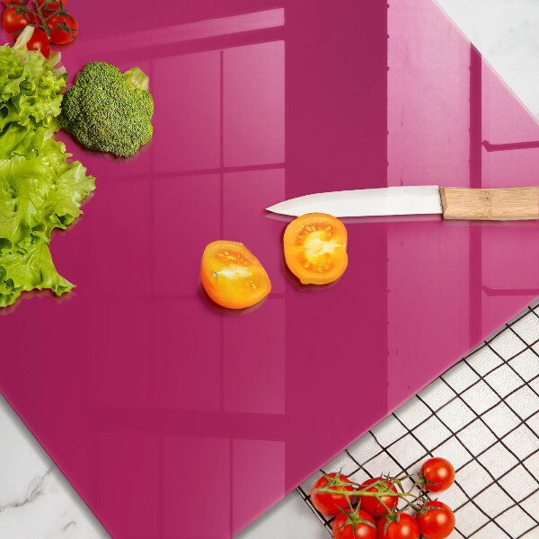 Skleněná deska do kuchyně Růžová barva