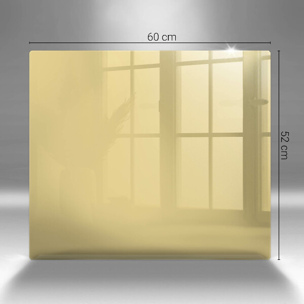 Skleněná deska do kuchyně Žlutá