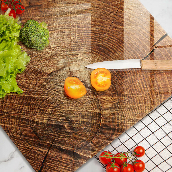 Skleněná krájecí deska Dřevo stromu