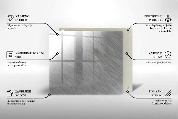 Skleněná krájecí deska Kovové textury pozadí