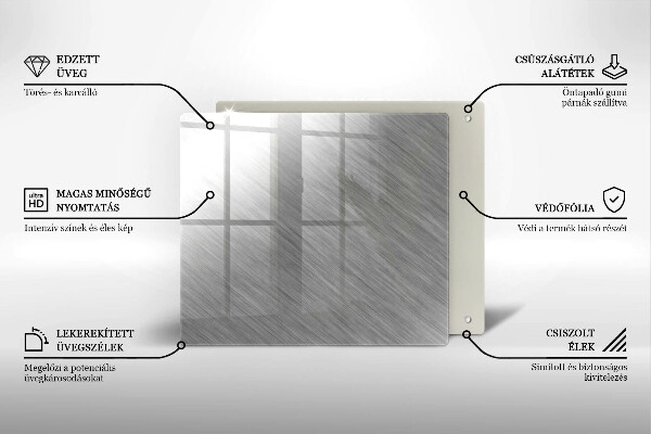 Skleněná krájecí deska Kovové textury pozadí