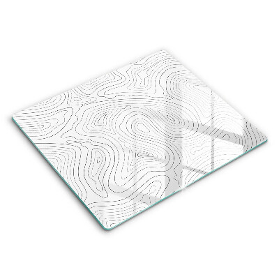 Skleněná krájecí deska Abstraktní tvary