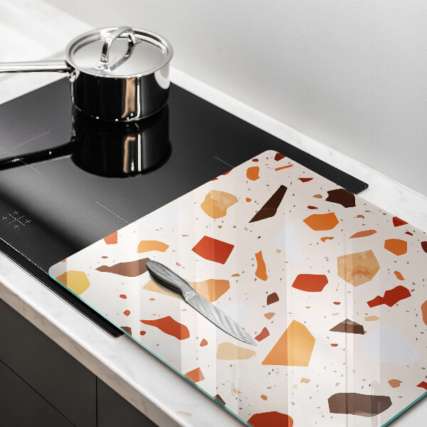 Skleněná deska do kuchyně Dekorativní kamenina