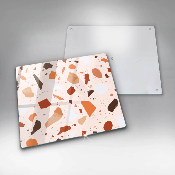 Skleněná deska do kuchyně Dekorativní kamenina