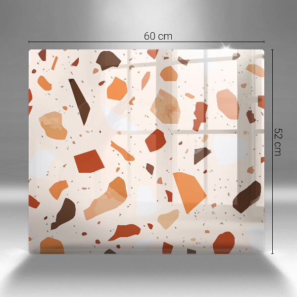 Skleněná deska do kuchyně Dekorativní kamenina