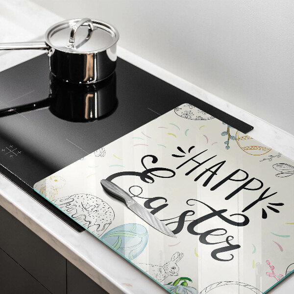 Krájecí prkénko skleněné Happy easter