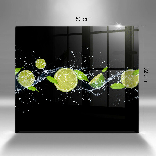 Skleněná krájecí deska Limetková voda