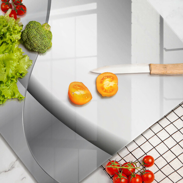 Skleněná krájecí deska Abstraktní linie designu