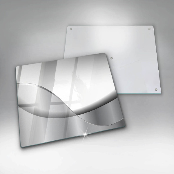 Skleněná krájecí deska Abstraktní linie designu