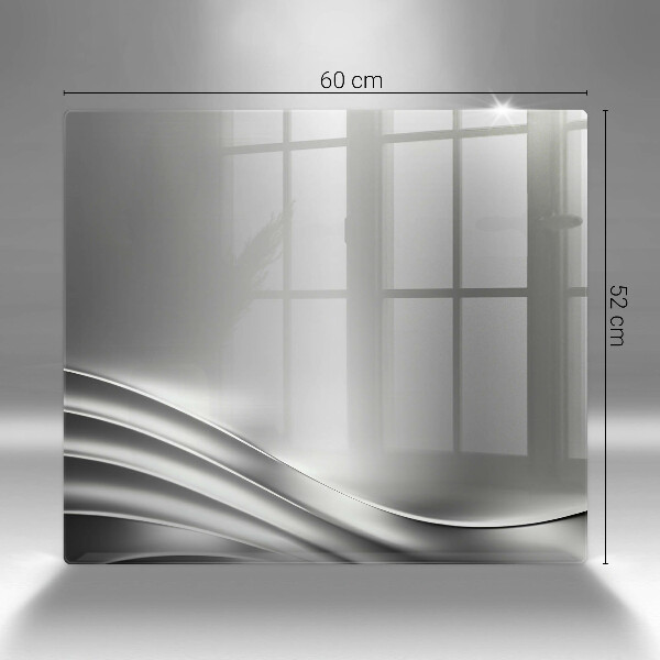 Skleněná deska do kuchyně Kovová konstrukce