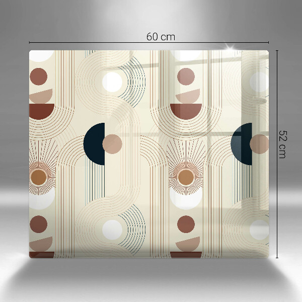 Skleněná krájecí deska Boho geometrické tvary