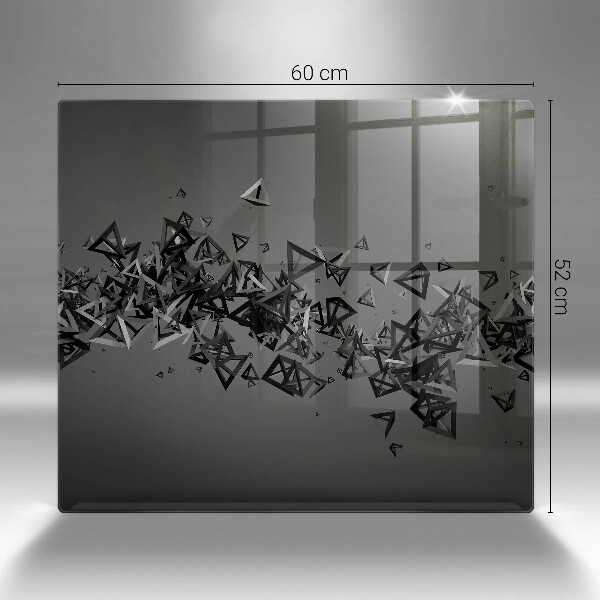 Skleněná krájecí deska Abstraktní 3d tvary