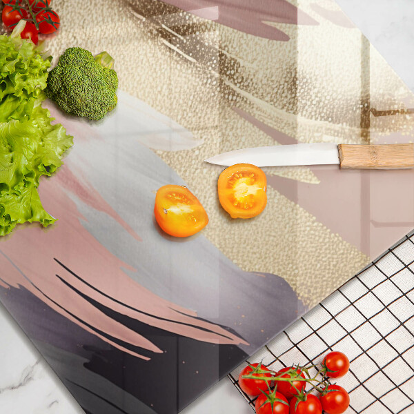 Skleněná deska do kuchyně Pastelové skvrny