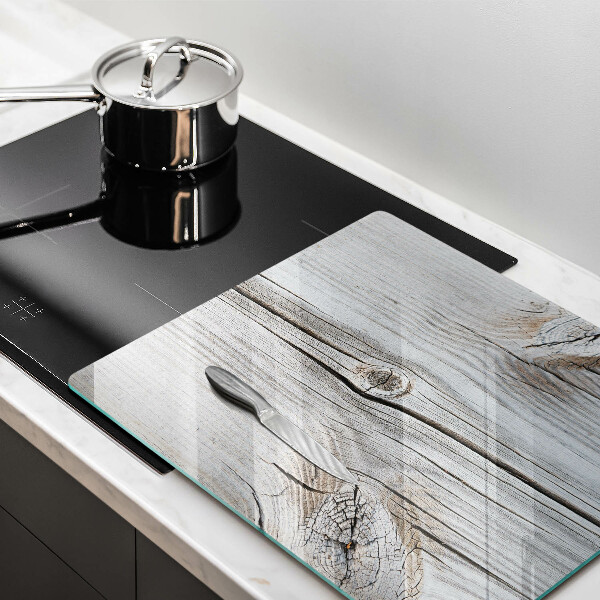 Skleněná deska do kuchyně Světlá struktura dřeva