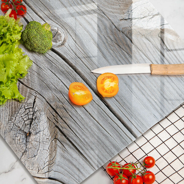 Skleněná deska do kuchyně Světlá struktura dřeva