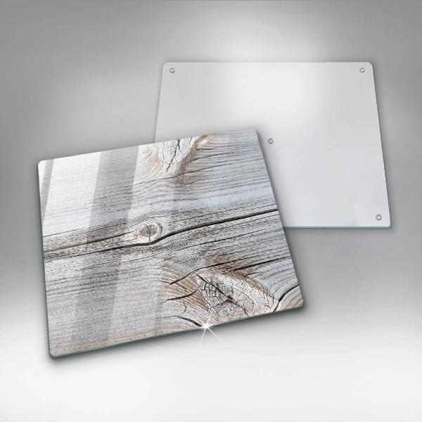 Skleněná deska do kuchyně Světlá struktura dřeva