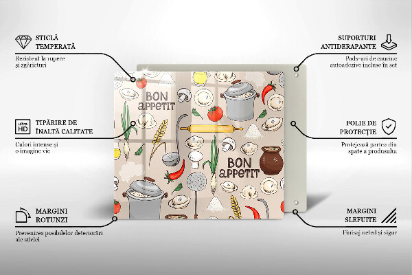 Skleněná deska do kuchyně Ilustrace kuchyně