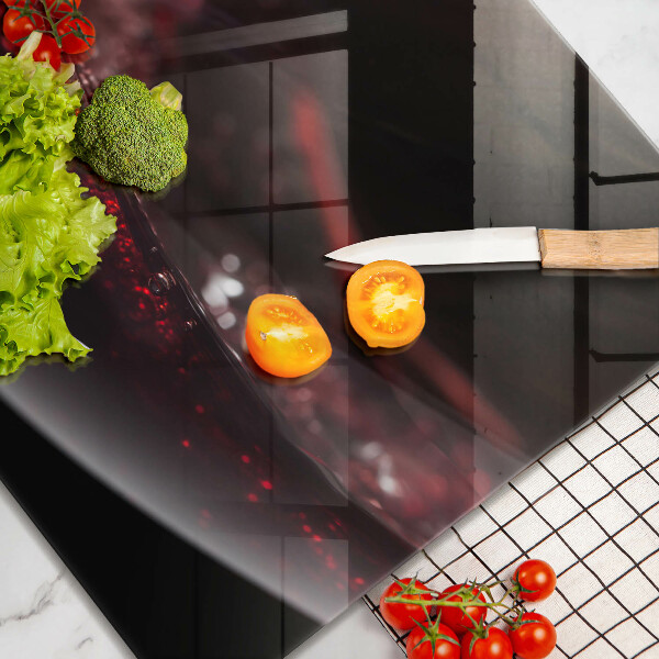 Skleněná deska do kuchyně Červené víno ve sklenici