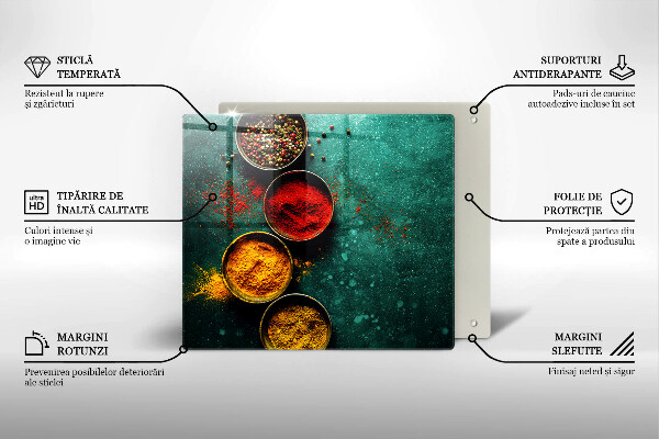 Skleněná deska do kuchyně Orientální koření