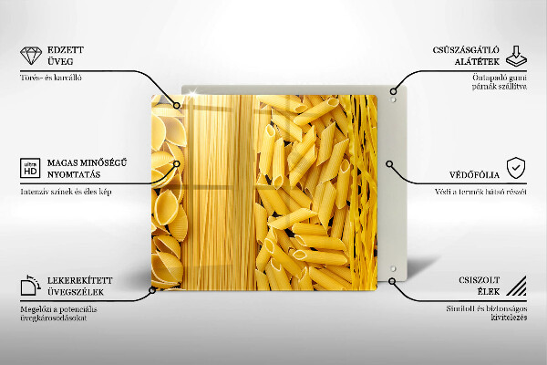 Skleněná deska do kuchyně Těstoviny
