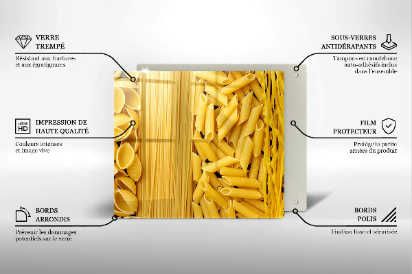 Skleněná deska do kuchyně Těstoviny