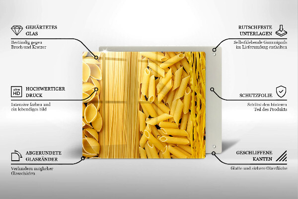 Skleněná deska do kuchyně Těstoviny
