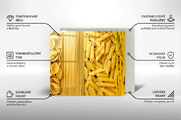 Skleněná deska do kuchyně Těstoviny