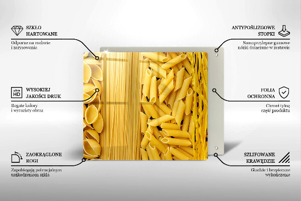 Skleněná deska do kuchyně Těstoviny