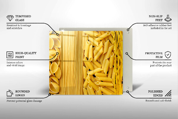 Skleněná deska do kuchyně Těstoviny