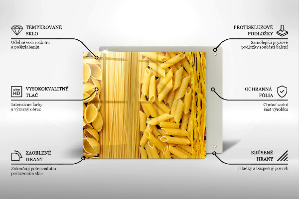 Skleněná deska do kuchyně Těstoviny