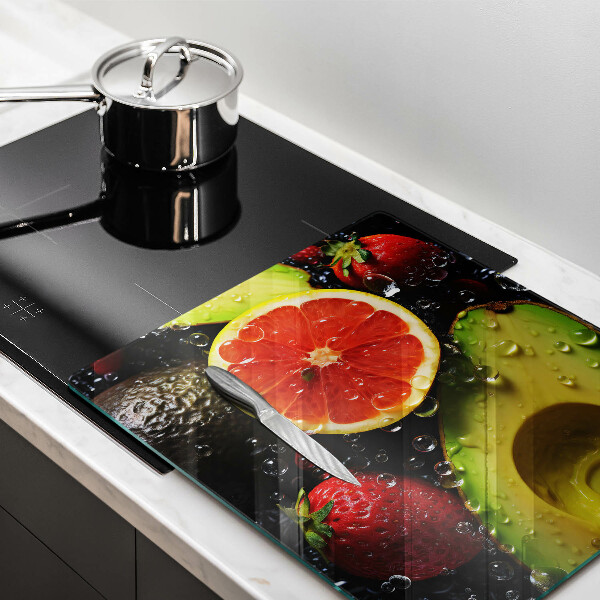 Skleněná deska do kuchyně Ovoce a zelenina