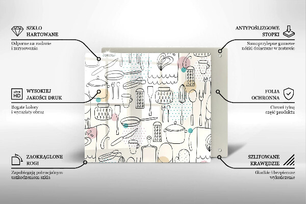 Skleněná deska do kuchyně Kuchyňské doplňky