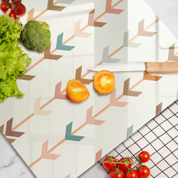 Skleněná deska do kuchyně Geometrické prvky