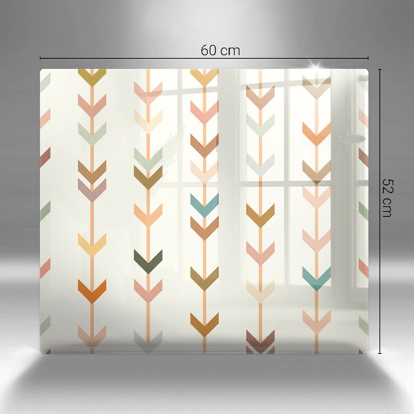 Skleněná deska do kuchyně Geometrické prvky