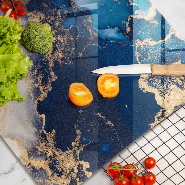 Skleněná deska do kuchyně Mramorová abstrakce