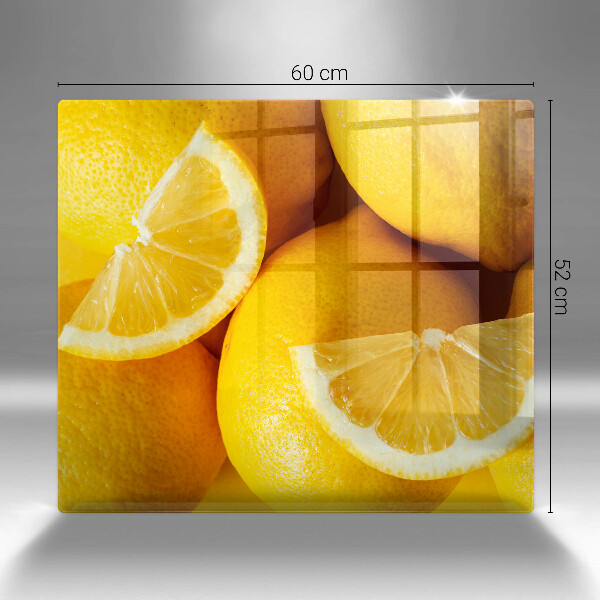 Skleněná deska do kuchyně Šťavnaté citrony