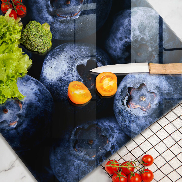 Skleněná deska do kuchyně Zblízka bobulí