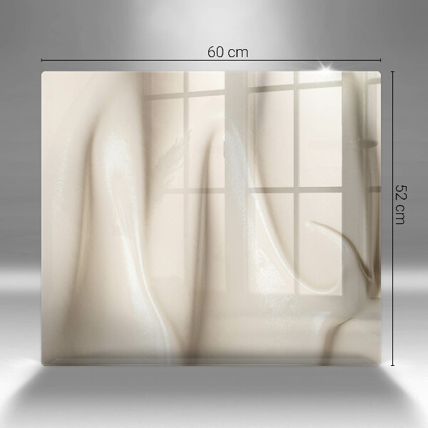 Skleněná deska do kuchyně Smetanová zmrzlina