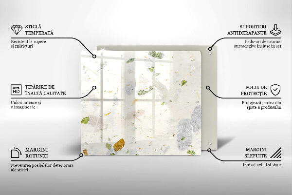 Skleněná deska do kuchyně Padající listy