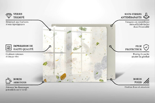 Skleněná deska do kuchyně Padající listy