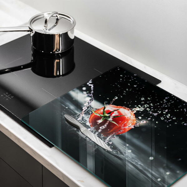 Skleněná deska do kuchyně Rajče ve vodě