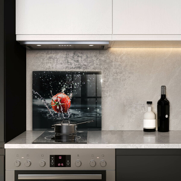 Skleněná deska do kuchyně Rajče ve vodě