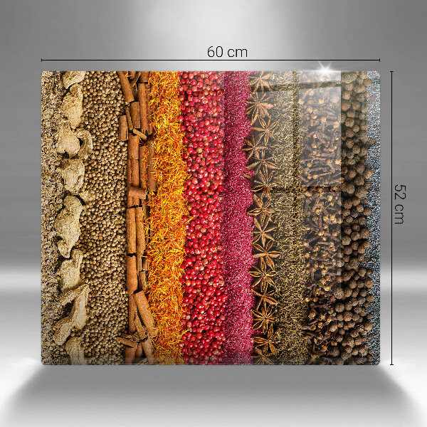 Skleněná deska do kuchyně Barevné koření