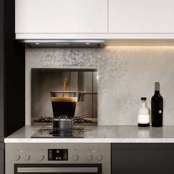 Skleněná deska do kuchyně Sklo a kávová zrna