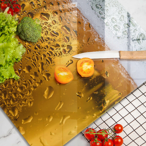 Skleněná deska do kuchyně Mokrá sklenice piva