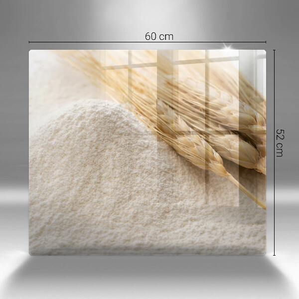 Skleněná deska do kuchyně Mouka a obilné klasy