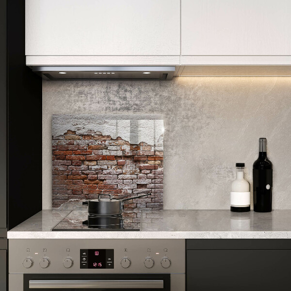 Skleněná krájecí deska Staré cihlové a betonové zdi