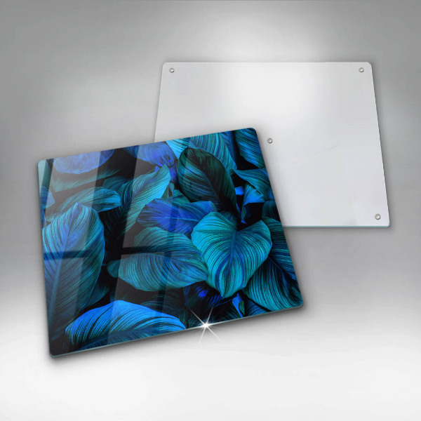 Krájecí prkénko skleněné Listí vegetace v džungli