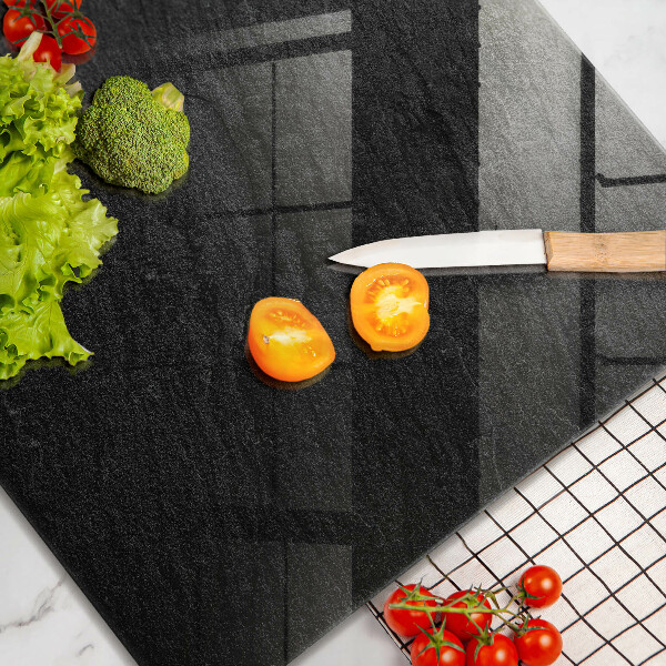 Krájecí prkénko skleněné Rock textury