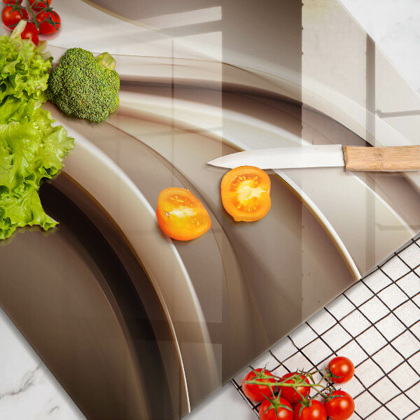 Skleněná krájecí deska Abstrakce jemné linie